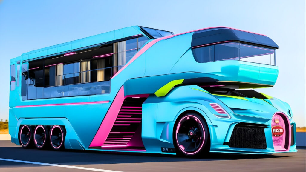 Inside the Bugatti Hyper-RV: Bespoke Interior Craft, Lounge Spaces and Digital Control Walls