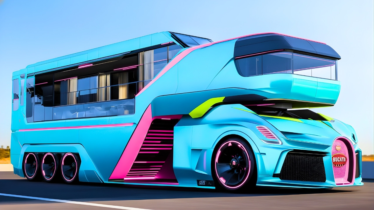 Inside the Bugatti Hyper-RV: Bespoke Interior Craft, Lounge Spaces and Digital Control Walls