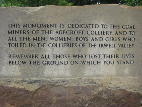 Wording on the stone