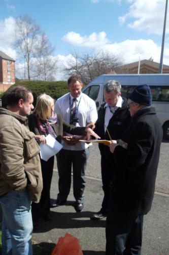 Meeting the staff from Salford college