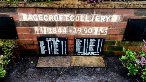 Unveiling of the agecroft memorial extension